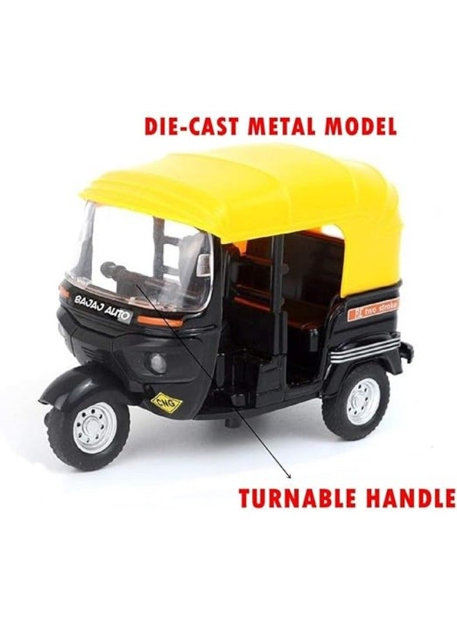 Alloy Simulation Indian Three-wheel Motorcycle Toy Model with Light And Music  - Image 4