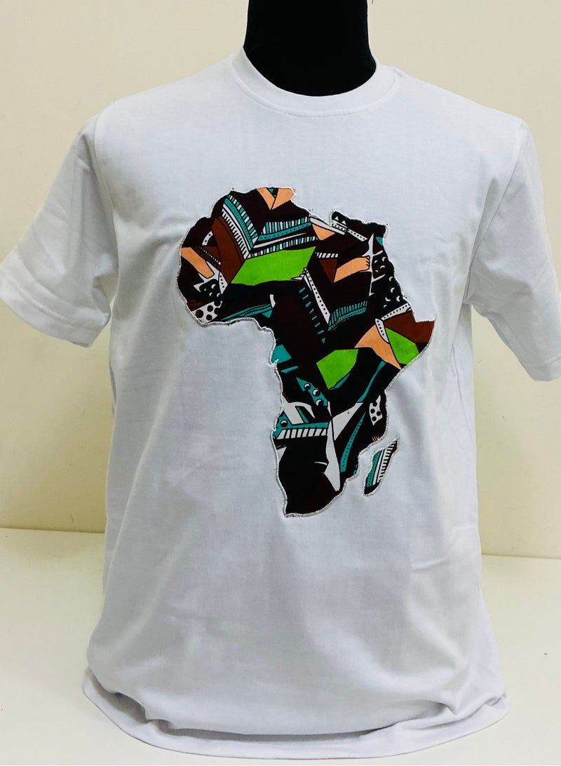 Bushkin Inc. Bushkin Inc, Afrocentric Print/Map T-shirt  - Image 5