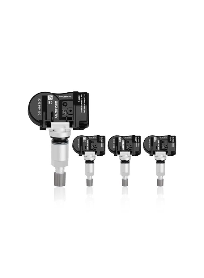 Topleo Tire Pressure Sensor,52933-D4100 433MHz Tire Pressure Monitor Sensor(TPMS) Replacement for Kia Hyundai(4PCS) - Image 1