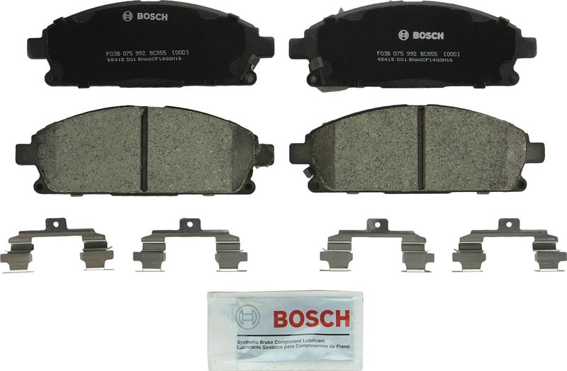 BOSCH BC855 QuietCast Premium Ceramic Disc Brake Pad Set - Compatible With Select Acura MDX; Infiniti Q45, QX4; Nissan Pathfinder, Quest; FRONT - Image 4