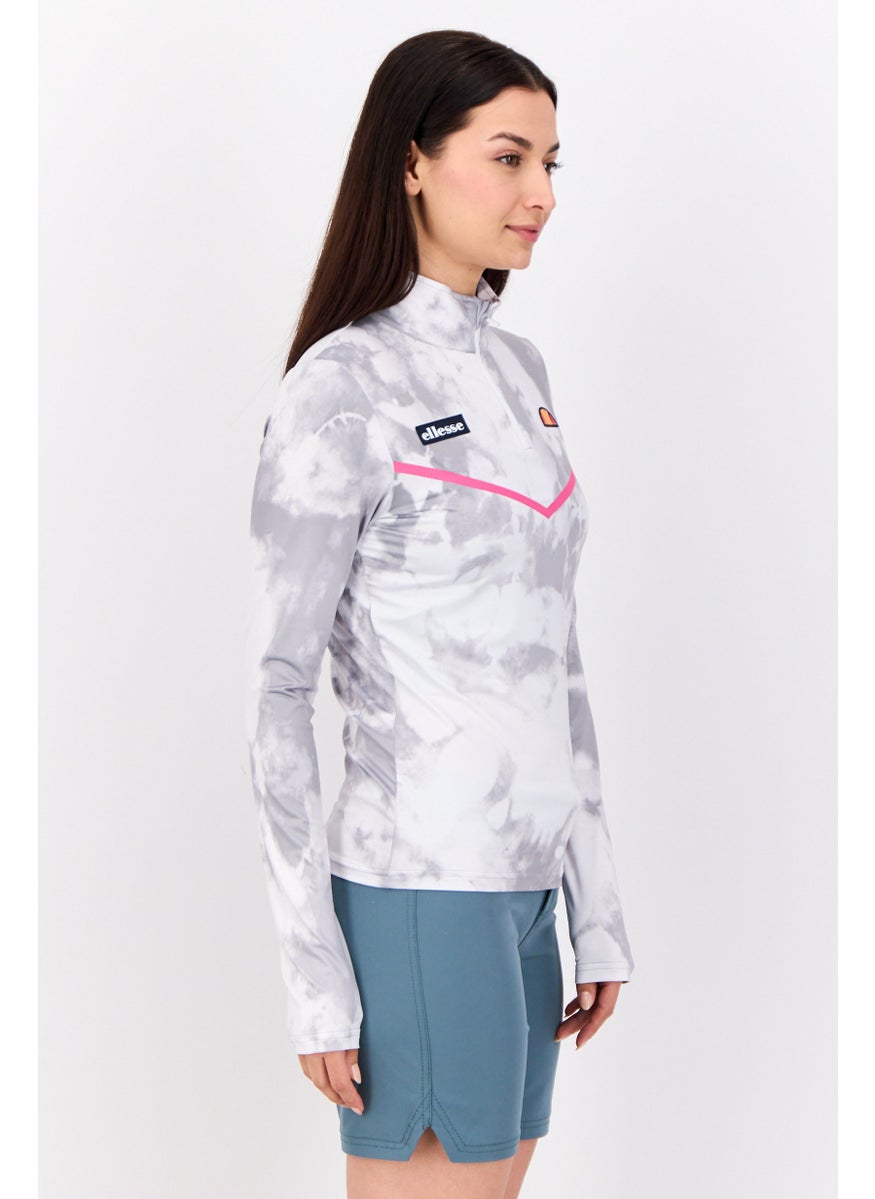 Ellesse Women Brand Logo Long Sleeve Rash Guard, Multicolor  - Image 2
