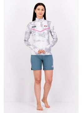Ellesse Women Brand Logo Long Sleeve Rash Guard, Multicolor  - Image 4