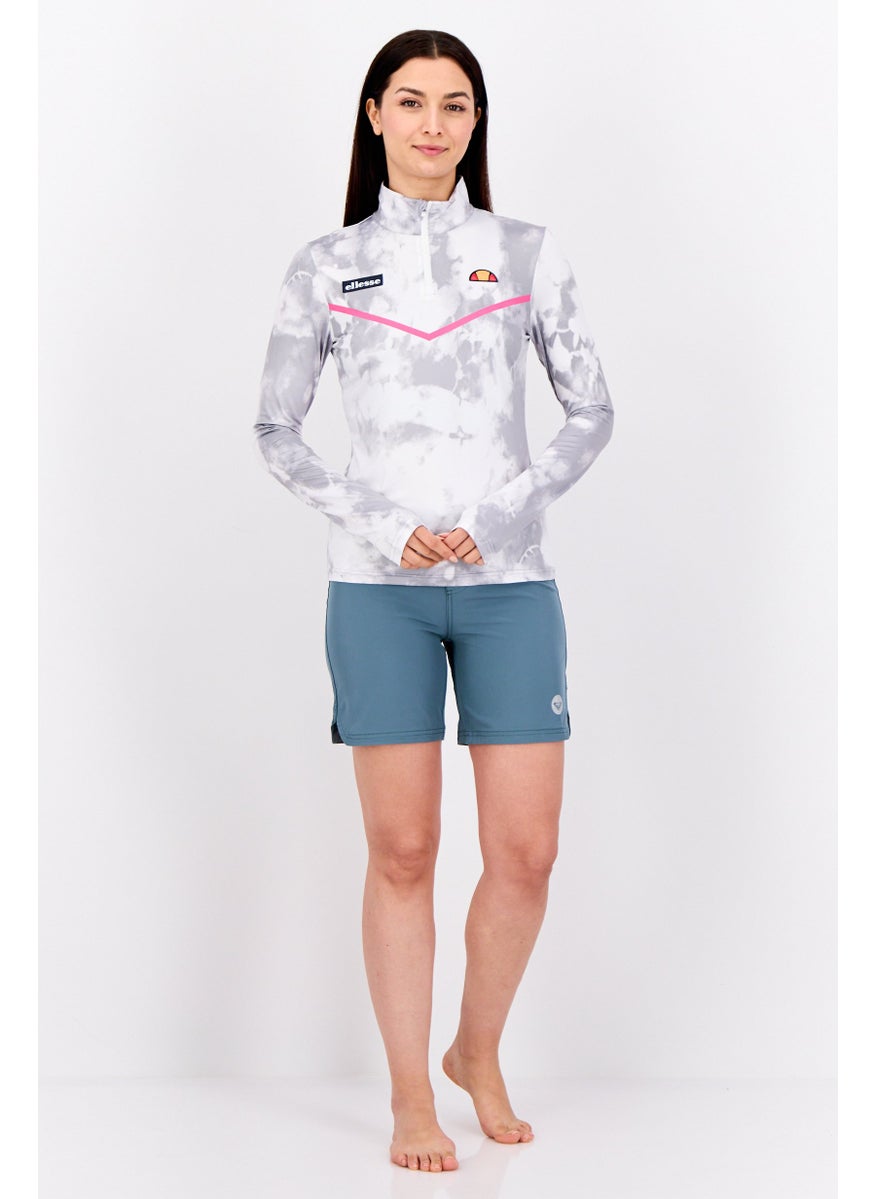 Ellesse Women Brand Logo Long Sleeve Rash Guard, Multicolor  - Image 4