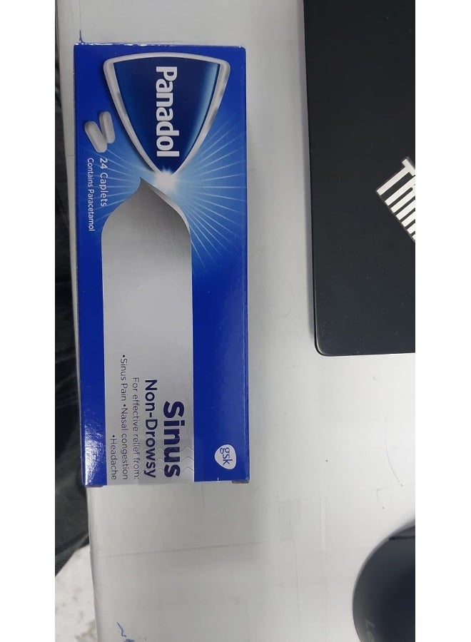 Panadol Non-Drowsy Sinus Pain Relief 24-Tablets