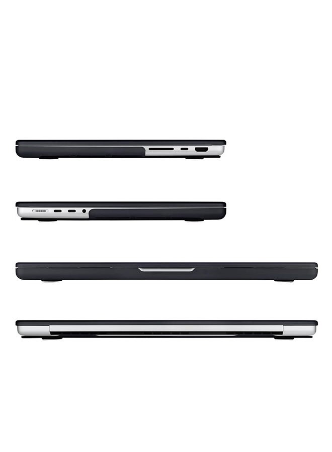 CATANES MacBook Air 16.2 Inch Case (2023 2022 2021 Release) Models A2485 / A2780 Plastic Hard Shell Case Black  - Image 4