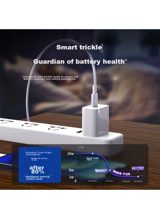trendsetter Compatible Apple Data Cable, Fast Charging Pd20w Charging Cable, Type-c For Apple 14/12/13/11/pro Max/8 Plus/xs/x/ipads, Bluetooth Headphones Charger Cable - Image 2