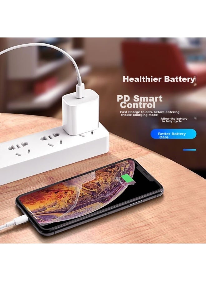 trendsetter Compatible Apple Data Cable, Fast Charging Pd20w Charging Cable, Type-c For Apple 14/12/13/11/pro Max/8 Plus/xs/x/ipads, Bluetooth Headphones Charger Cable - Image 4