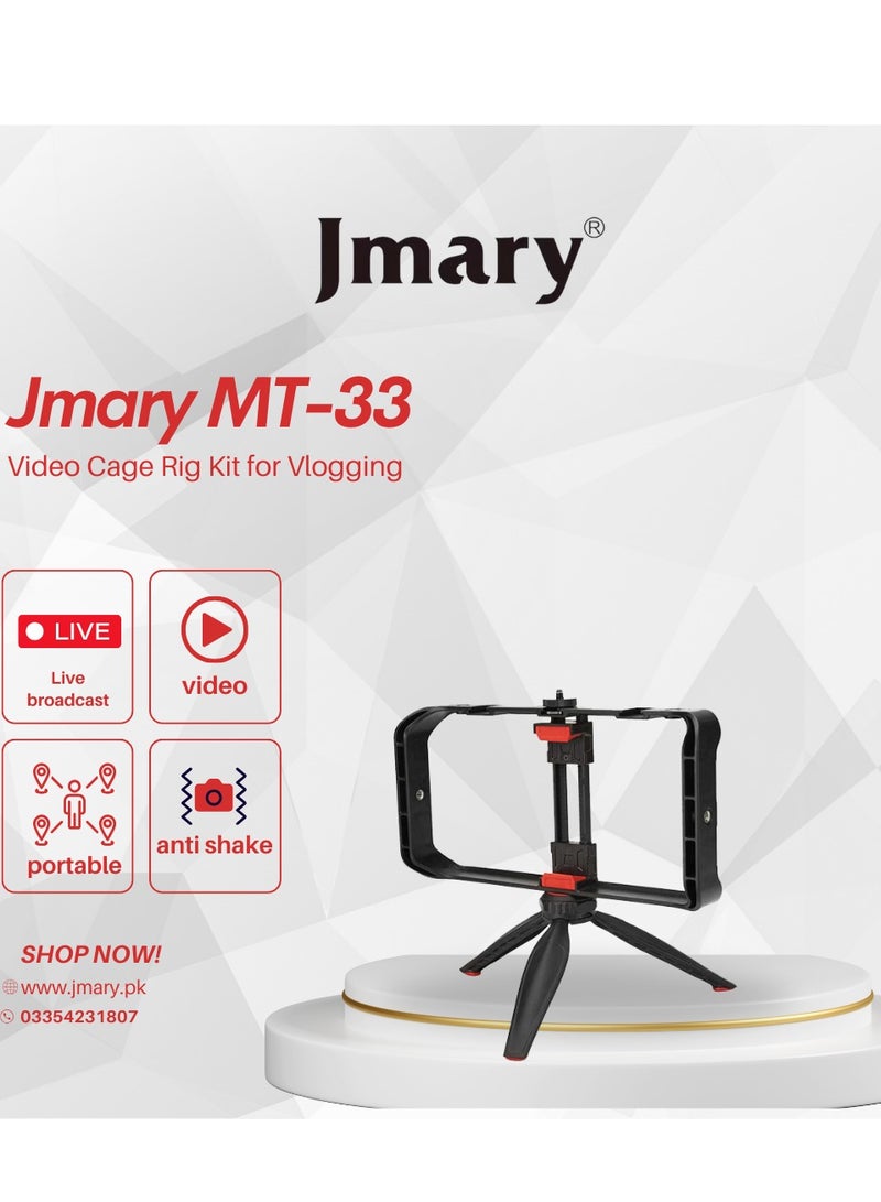 Jmary Jmary MT-33 Video Cage Rig Kit for Vlogging - Image 3