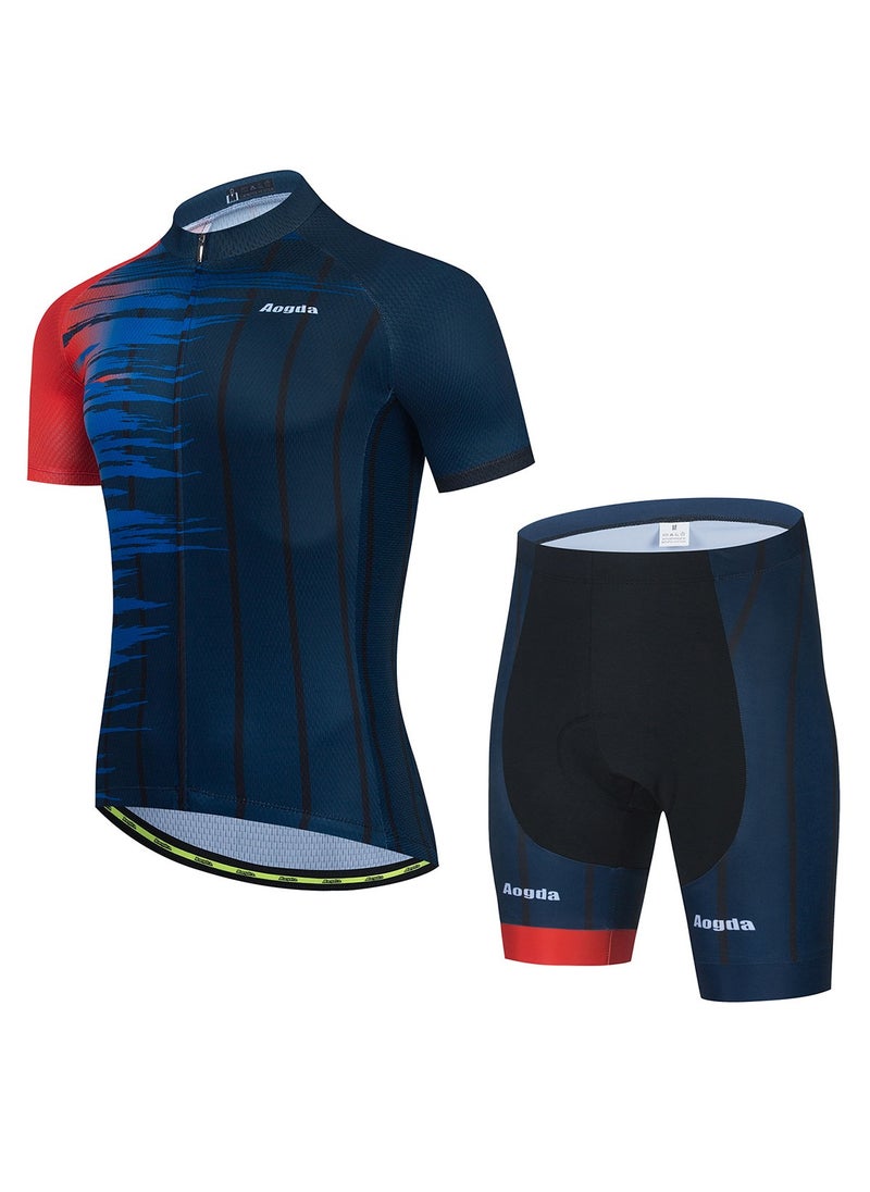 KUYING Outdoor Mountain Bike Road Bike Riding Suit Set 