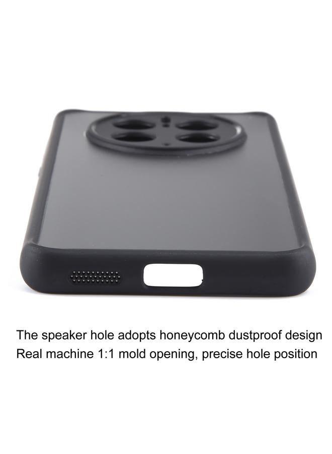 S-TOP Case For Huawei Mate 50 Pro Fine Pore Matte Black TPU + PC Phone Case - Image 5