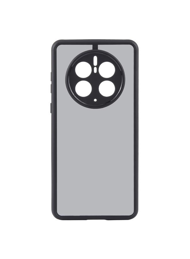 S-TOP Case For Huawei Mate 50 Pro Fine Pore Matte Black TPU + PC Phone Case - Image 2