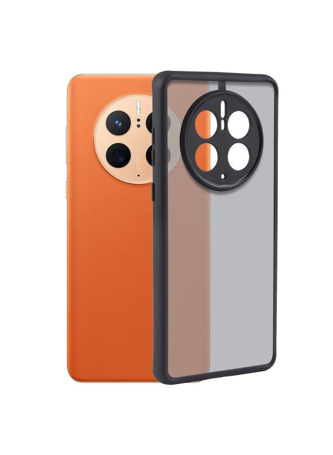 S-TOP Case For Huawei Mate 50 Pro Fine Pore Matte Black TPU + PC Phone Case - Image 1