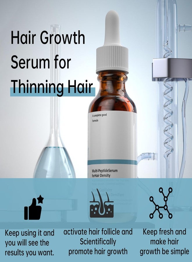 MIZEEYE Hair Growth Serum for Thinning Hair, 30mL Vegan Multi Peptide Hair Serum for Hair Growth, Natural Frizzy Hair Serum for Men & Women. - Image 2
