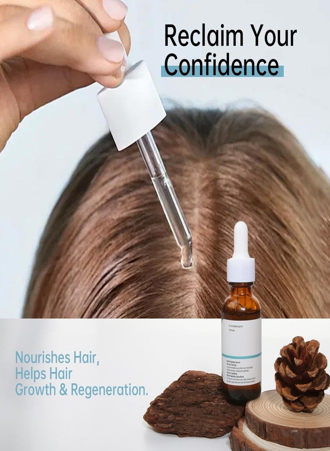 MIZEEYE Hair Growth Serum for Thinning Hair, 30mL Vegan Multi Peptide Hair Serum for Hair Growth, Natural Frizzy Hair Serum for Men & Women. - Image 5