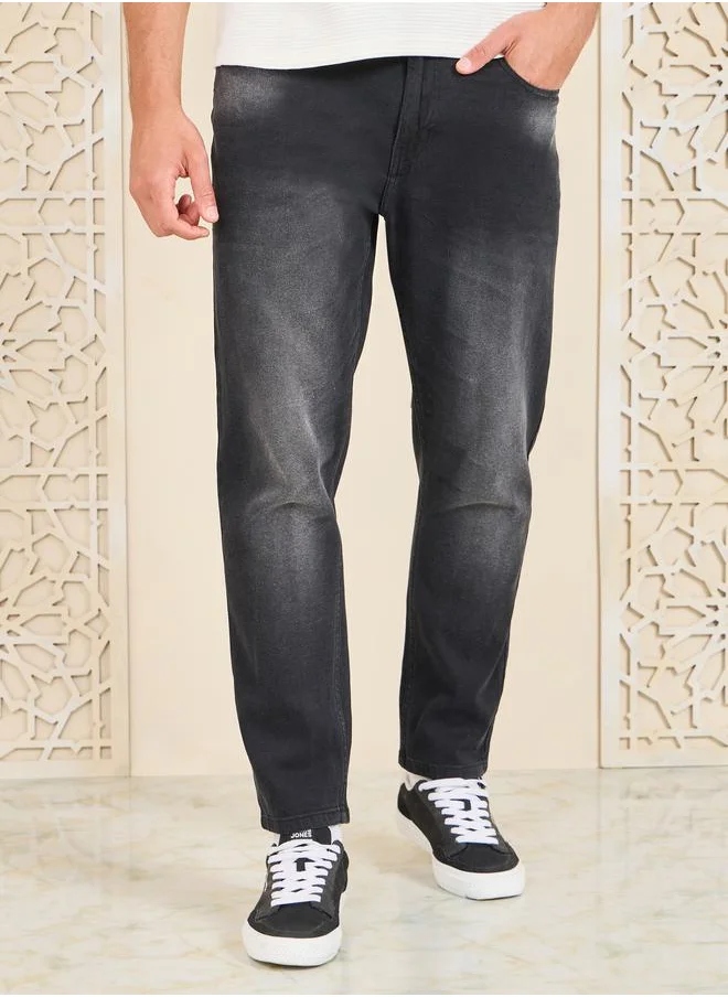 Styli Premium Washed Regular Fit jeans