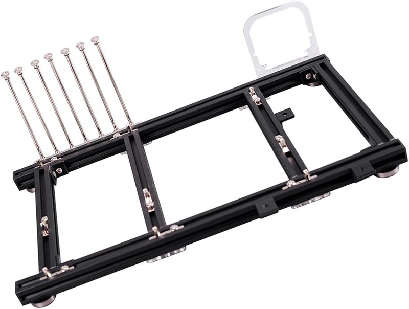 DIY Open Frame Aluminum Alloy ATX Computer Case for Overclocking Test Platform Black - Image 4