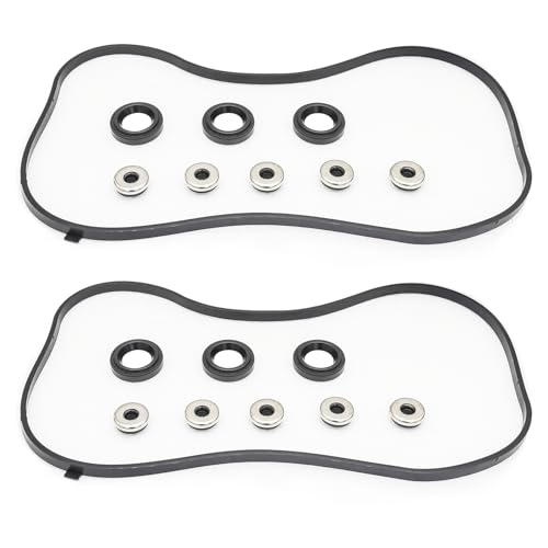 YITHSWAY VS50576R Valve Cover Gasket for 19992003 Acura CL TL MDX 19982004 Honda Accord Odyssey Pilot 12030P8AA00 30L 32L 35L V6 SOHC J30A J32A J35A Head Valve Cover Gasket Set - Image 1