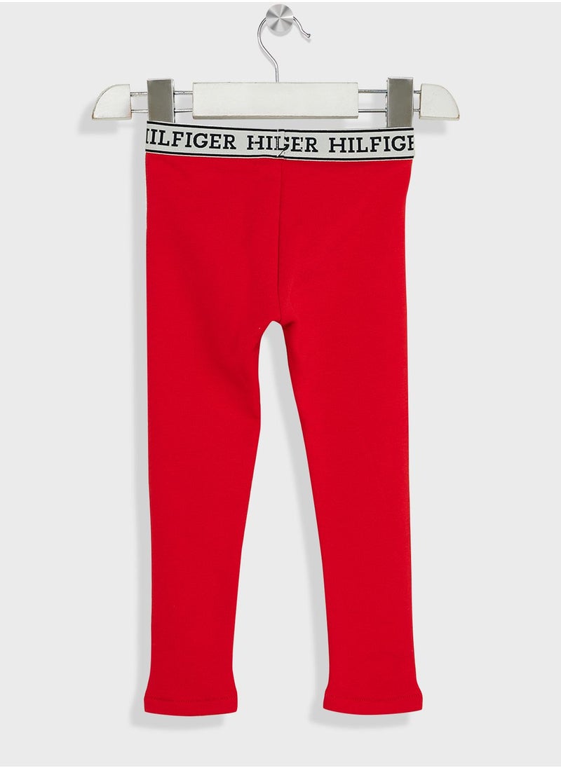 TOMMY HILFIGER Kids Logo Leggings  - Image 2