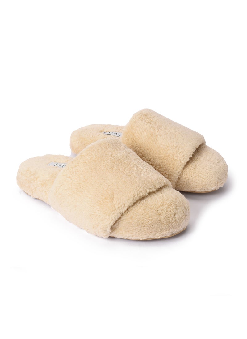 Pavo - Slipper Fur Beige - Image 1
