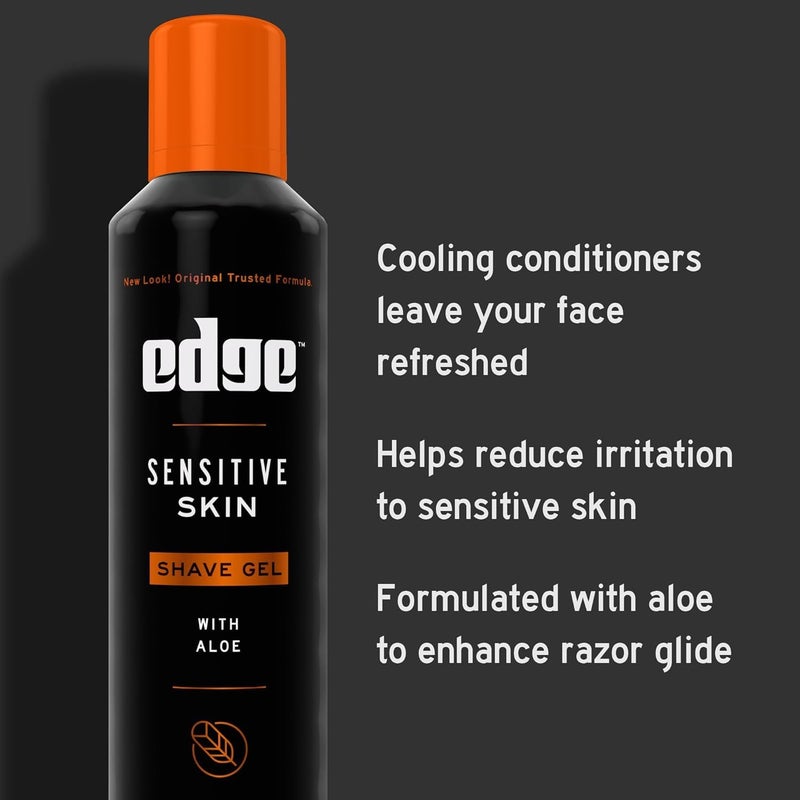 Edge Shave Gel for Men Sensitive Skin - 7 Ounce (Pack of 6) by Edge - Image 4