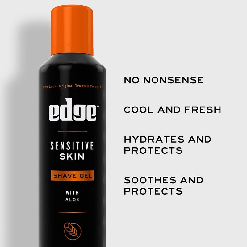 Edge Shave Gel for Men Sensitive Skin - 7 Ounce (Pack of 6) by Edge - Image 3