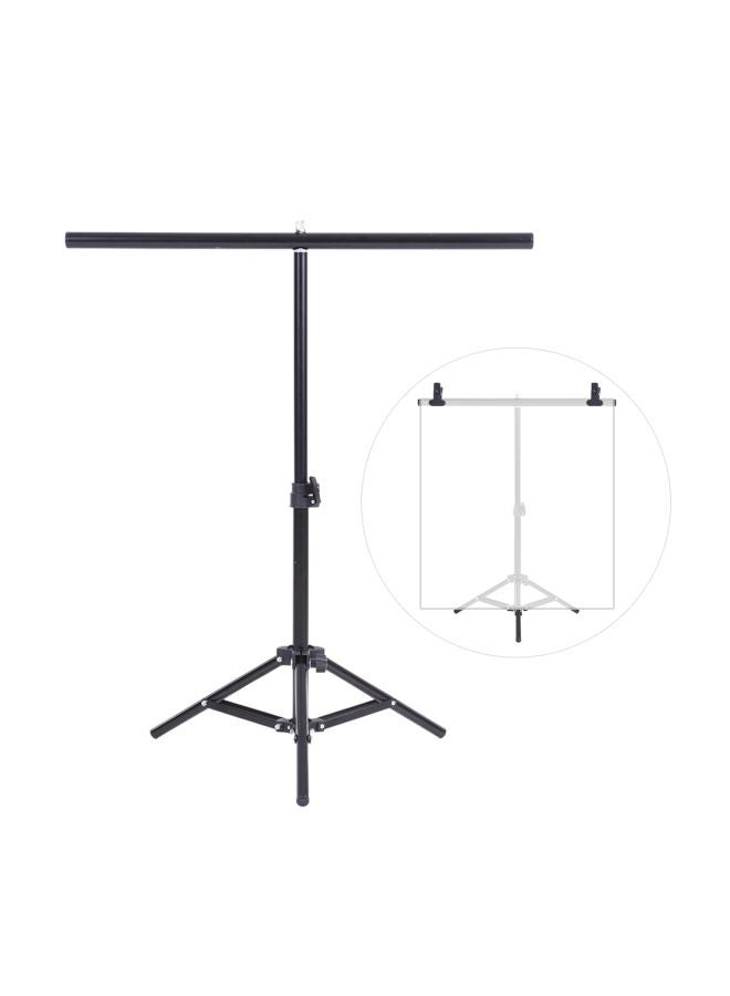 Photography Studio Stand Kit For PVC Background Black/Silver - Image 3