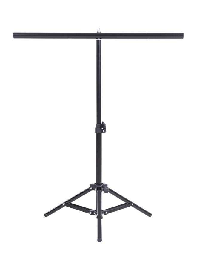 Photography Studio Stand Kit For PVC Background Black/Silver - Image 1