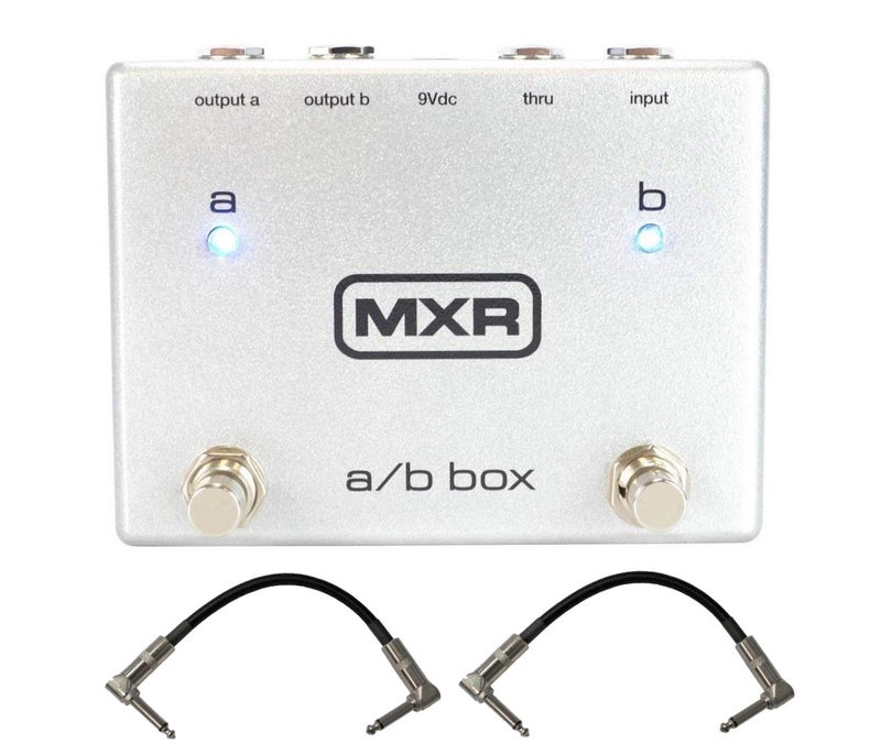 MXR M196 A/B Box Guitar Pedal w/ Patch Cables - Image 1