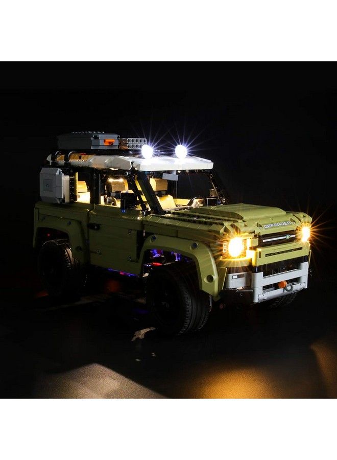 BRIKSMAX Led Lighting Kit For Land Rover Defender Compatible With Lego 42110 Building Blocks Model Not Include The Lego Set - Image 4