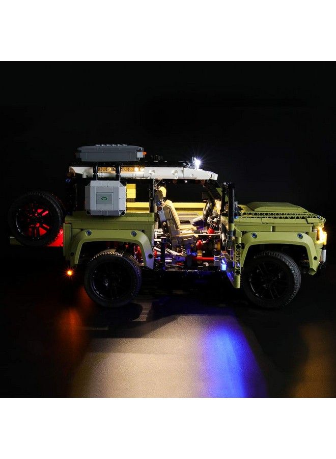 BRIKSMAX Led Lighting Kit For Land Rover Defender Compatible With Lego 42110 Building Blocks Model Not Include The Lego Set - Image 5