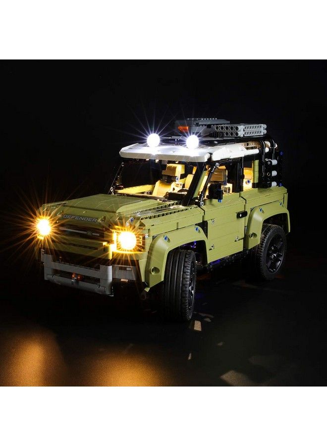 BRIKSMAX Led Lighting Kit For Land Rover Defender Compatible With Lego 42110 Building Blocks Model Not Include The Lego Set - Image 3