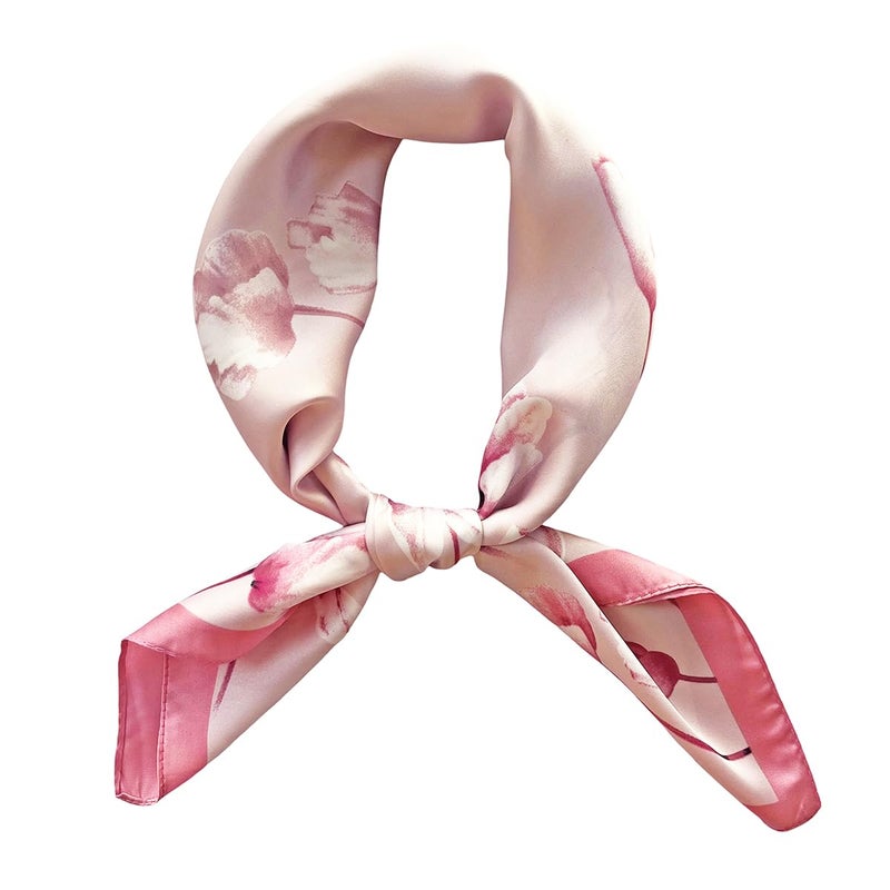 FONYVE Silk Scarfs for Women Lightweight Fashion Head Scarf Satin Hair Wrap for Sleeping 275 275 inches - Image 2