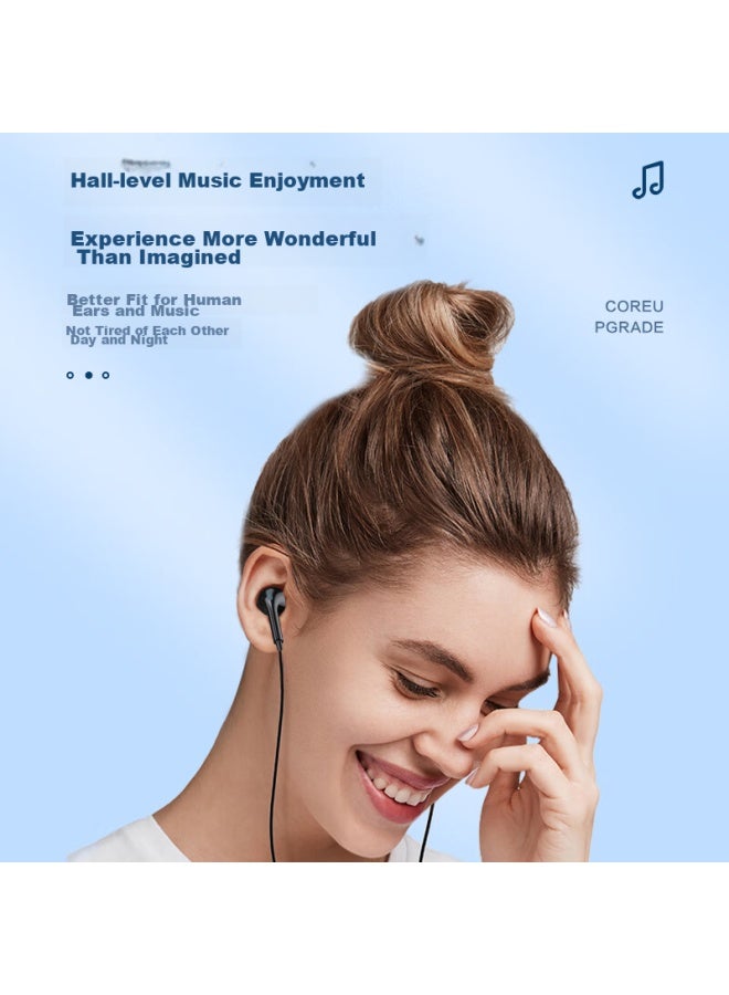 Witgoer Computer Headphones, In-ear Wired With Microphone, Desktop Dual-port Plug With Microphone, Laptop Headset, Two-in Voice And E-sports Gaming - Image 4