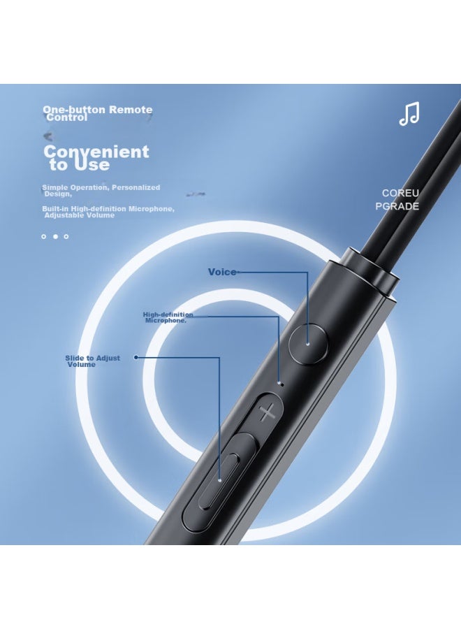 Witgoer Computer Headphones, In-ear Wired With Microphone, Desktop Dual-port Plug With Microphone, Laptop Headset, Two-in Voice And E-sports Gaming - Image 3