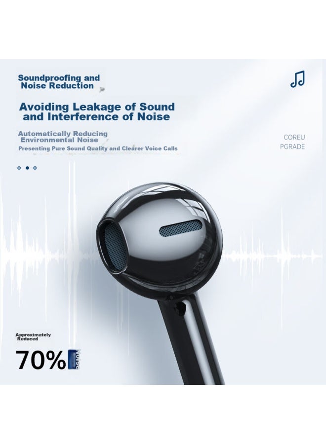 Witgoer Computer Headphones, In-ear Wired With Microphone, Desktop Dual-port Plug With Microphone, Laptop Headset, Two-in Voice And E-sports Gaming - Image 2