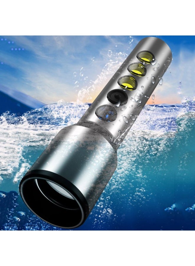 LED Flashlight  Super Bright Flashlight, Zoomable, Rechargeable Flashlight With 4 Modes,, Powerful Handheld Flashlight ,P26 - Image 3
