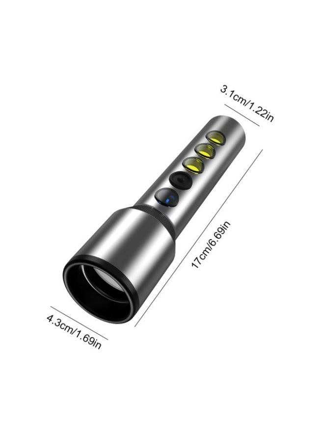 LED Flashlight  Super Bright Flashlight, Zoomable, Rechargeable Flashlight With 4 Modes,, Powerful Handheld Flashlight ,P26 - Image 2