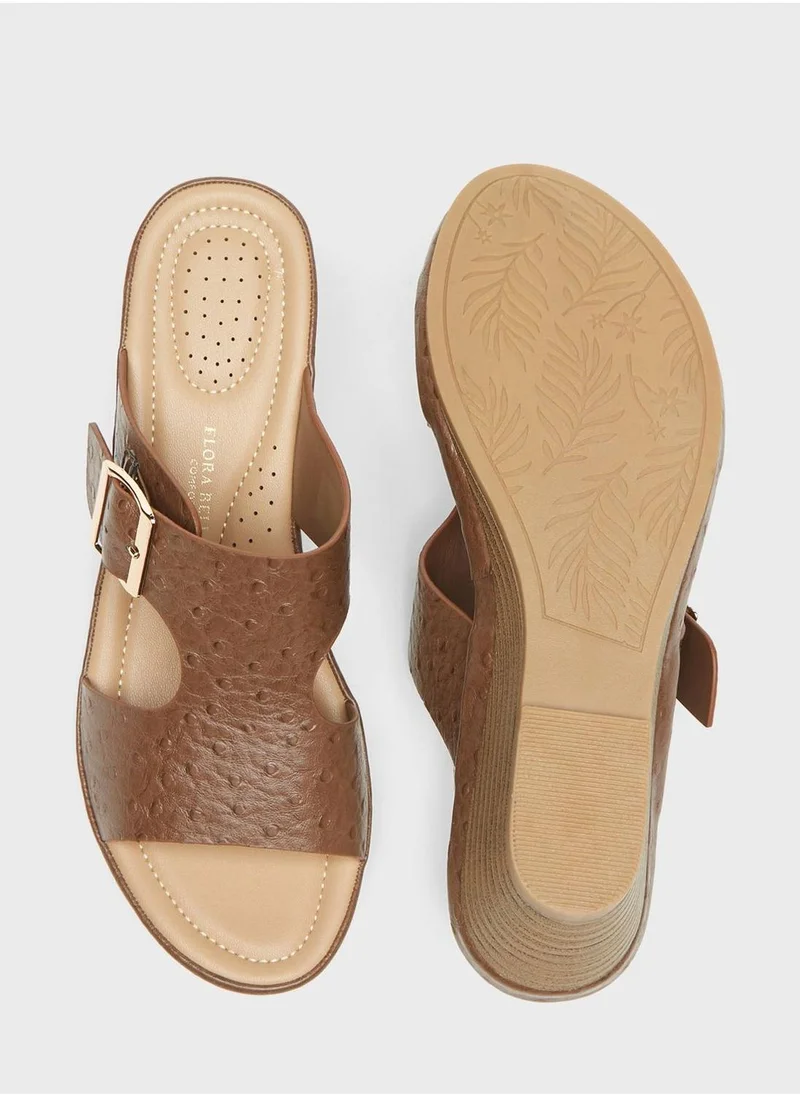 شو اكسبرس Multi Strap Wedge Sandals