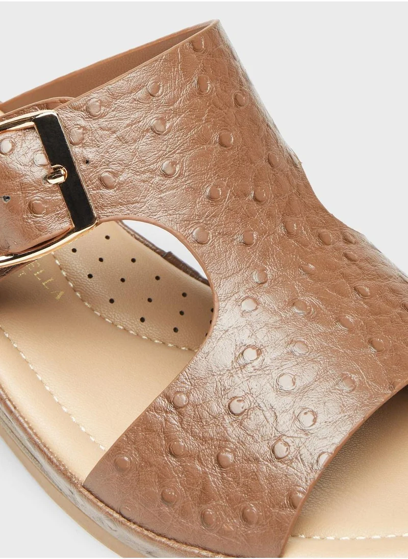 شو اكسبرس Multi Strap Wedge Sandals