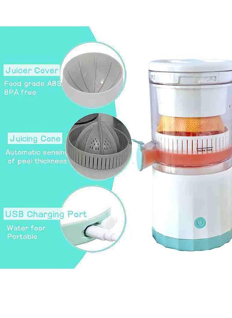 JAJEEK Wireless Fully Automatic Electric Juicer 700ML Portable Blender mini Juicer Pomace & Juice Separation/Juicing Rate Over 90%/BPA Free - Image 3