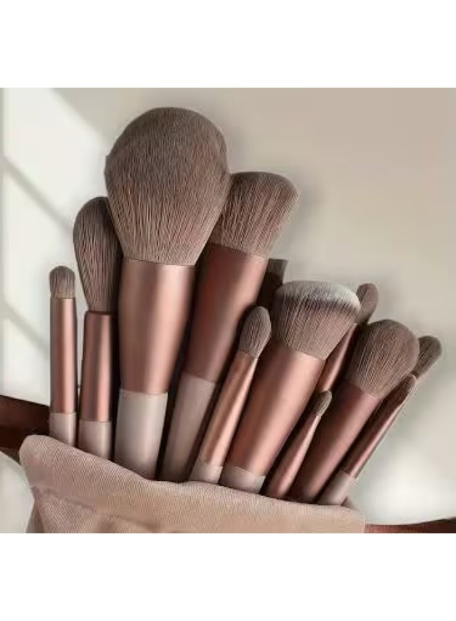 Professional 15-Piece Makeup Brush Set – Complete Face and Eye Beauty Kit with a Premium Storage Case – Ultra-Soft, High-Quality Bristles for Perfect Blending and Application - Image 3