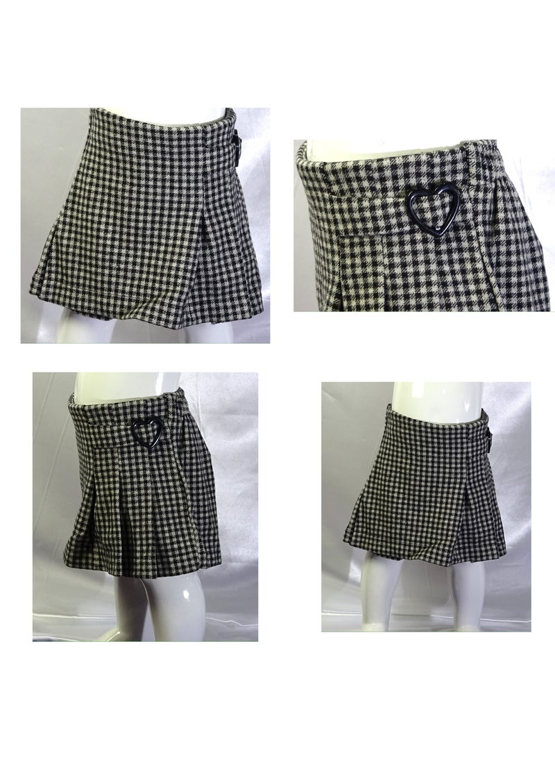 SHELTERE "Girls' fabric skirt adorned with a small belt from Shelters Collection 35587" - Image 1