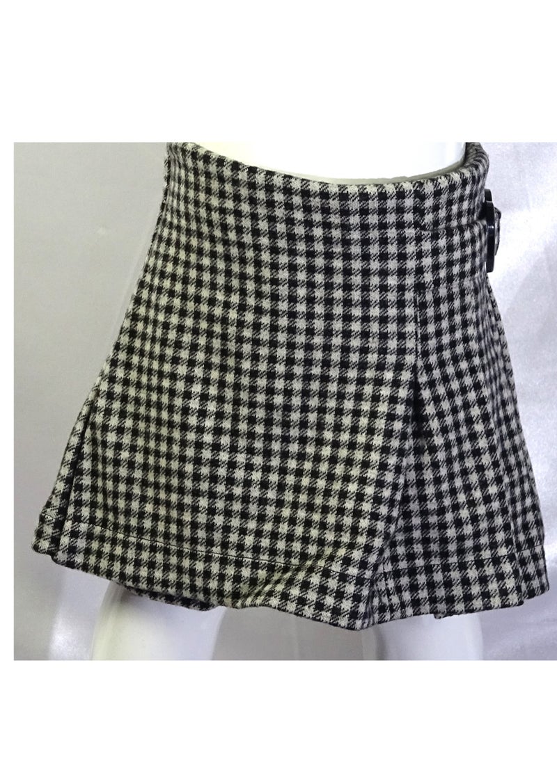 SHELTERE "Girls' fabric skirt adorned with a small belt from Shelters Collection 35587" - Image 2