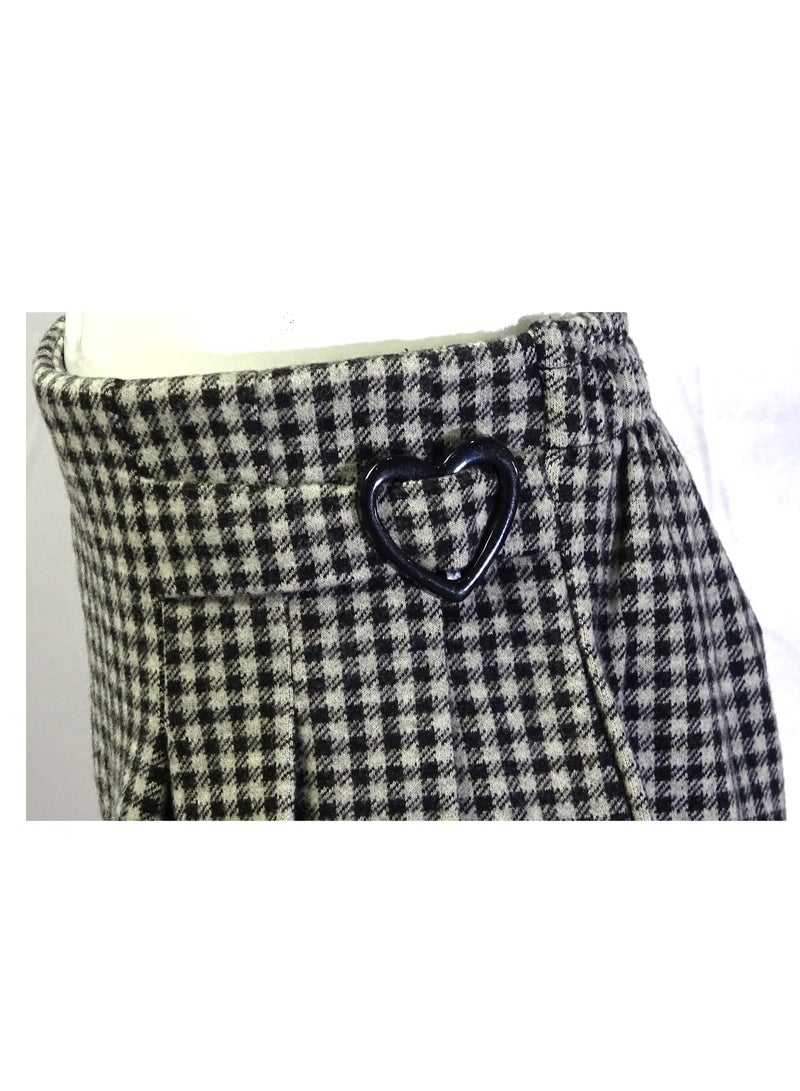 SHELTERE "Girls' fabric skirt adorned with a small belt from Shelters Collection 35587" - Image 3