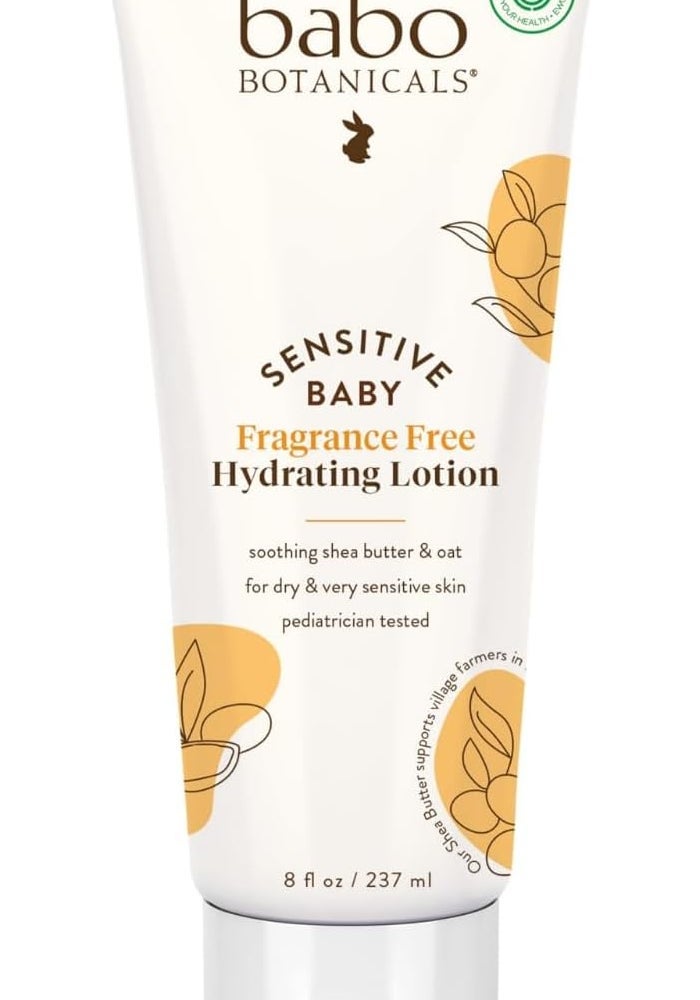 Babo Botanicals Sensitive Baby Fragrance-Free Hydrating Lotion - Image 1