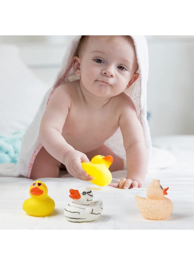 Tribello Rubber Ducks for Jeep Ducking 50 PCS Assorted Rubber Ducks for Duckies Games, Jeeps Ducking / Cruise Ships and Bath / Pool Play - Small 2 Inch Rubber Duck - Image 3