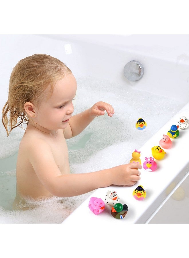 Tribello Rubber Ducks for Jeep Ducking 50 PCS Assorted Rubber Ducks for Duckies Games, Jeeps Ducking / Cruise Ships and Bath / Pool Play - Small 2 Inch Rubber Duck - Image 4
