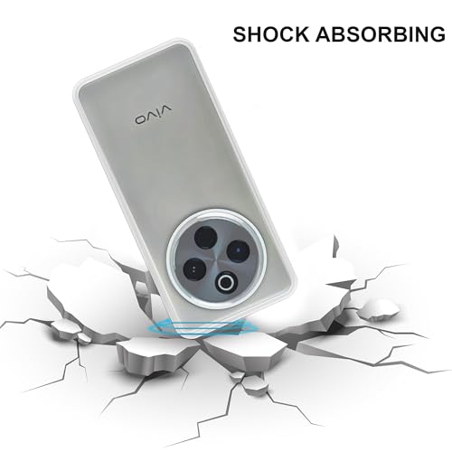 VIDO غطاء خلفي شفاف VIDO لهاتف Vivo T4 5G (ناعم ومرن وحماية للكاميرا) - Image 5