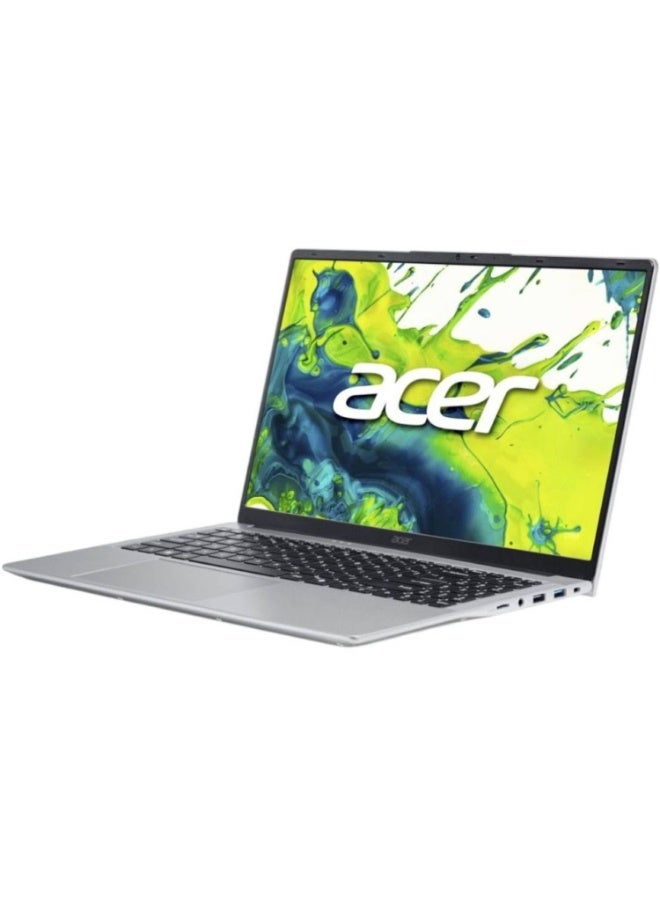 أيسر Aspire Lite AL15 Laptop with 15.6-Inch FHD Display, AMD Ryzen 7-5825U Processor/16GB DDR4 RAM/512GB SSD/AMD Radeon Graphics/Windows 11 Home English/Arabic Light Silver - Image 3