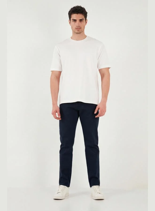 Buratti  Buratti Comfort Straight Leg Regular Waist Men's Jeans 4412C66TEXAS for Men | Best Price UAE